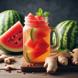 watermelon and ginger